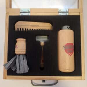 Well Made Wooden Shave Kit